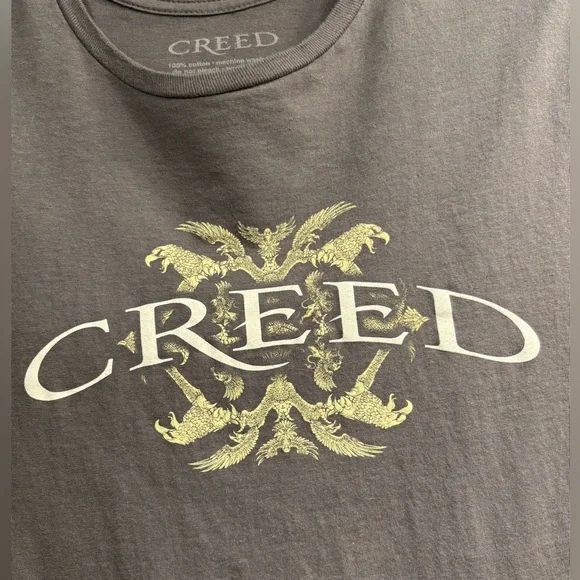 Creed Summer of 99 Concert Charcoal Tee with Gold Graphic - Picture 4 of 5